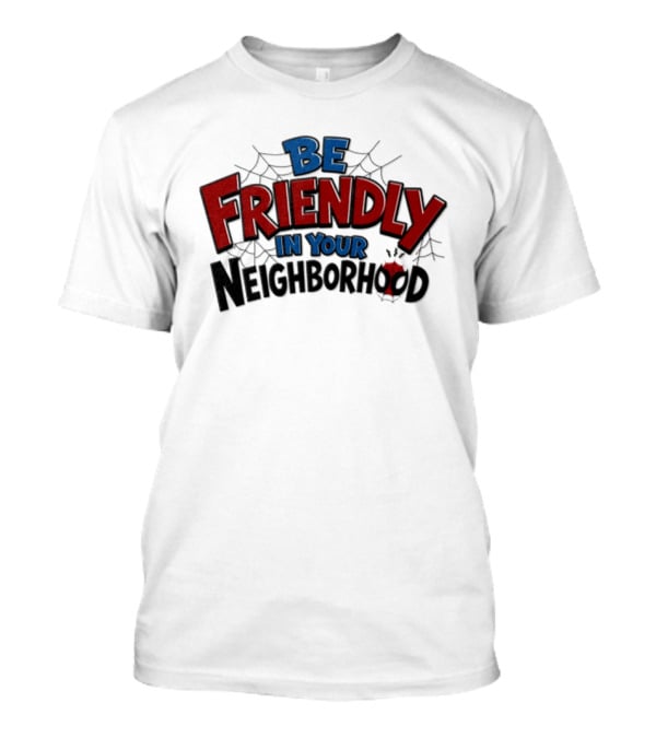 Spider Man Marvel Be Friendly In Your Neighborhood Spidey Webs T-Shirt