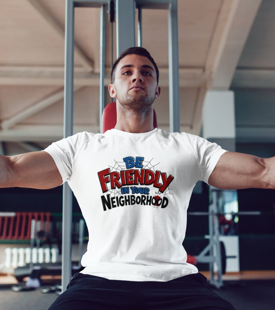 Spider Man Marvel Be Friendly In Your Neighborhood Spidey Webs T-Shirt
