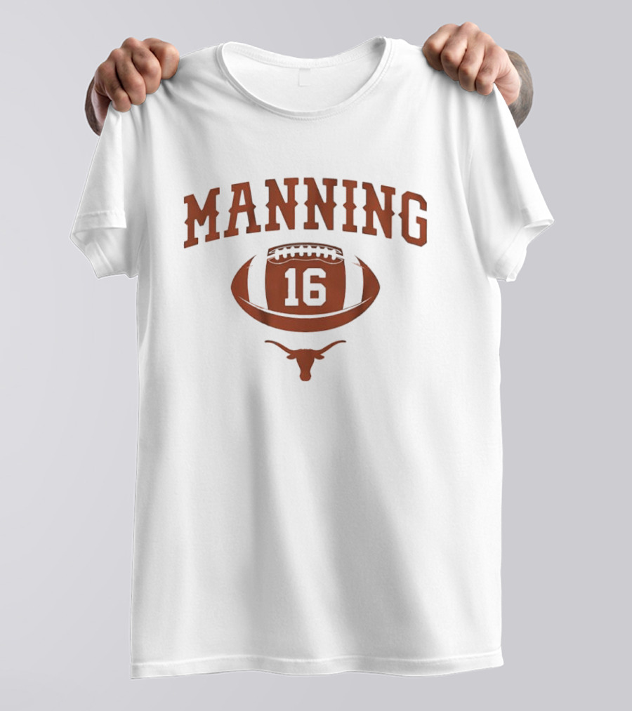 Texas Football Manning 16 Longhorn Heritage T-Shirt
