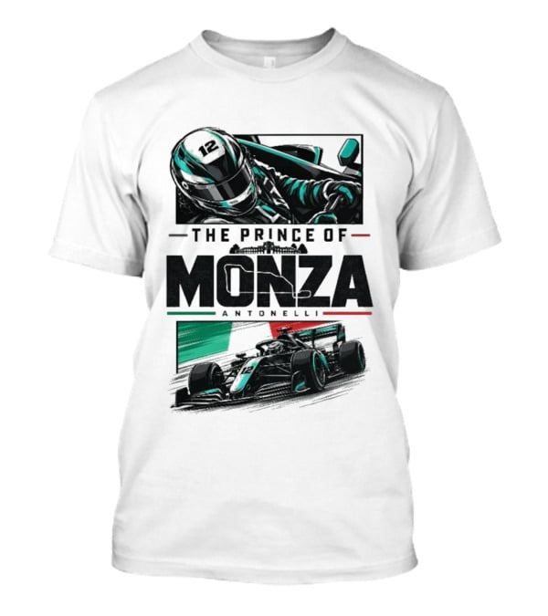 The Prince Of Monza Antonelli Racing Car T-Shirt