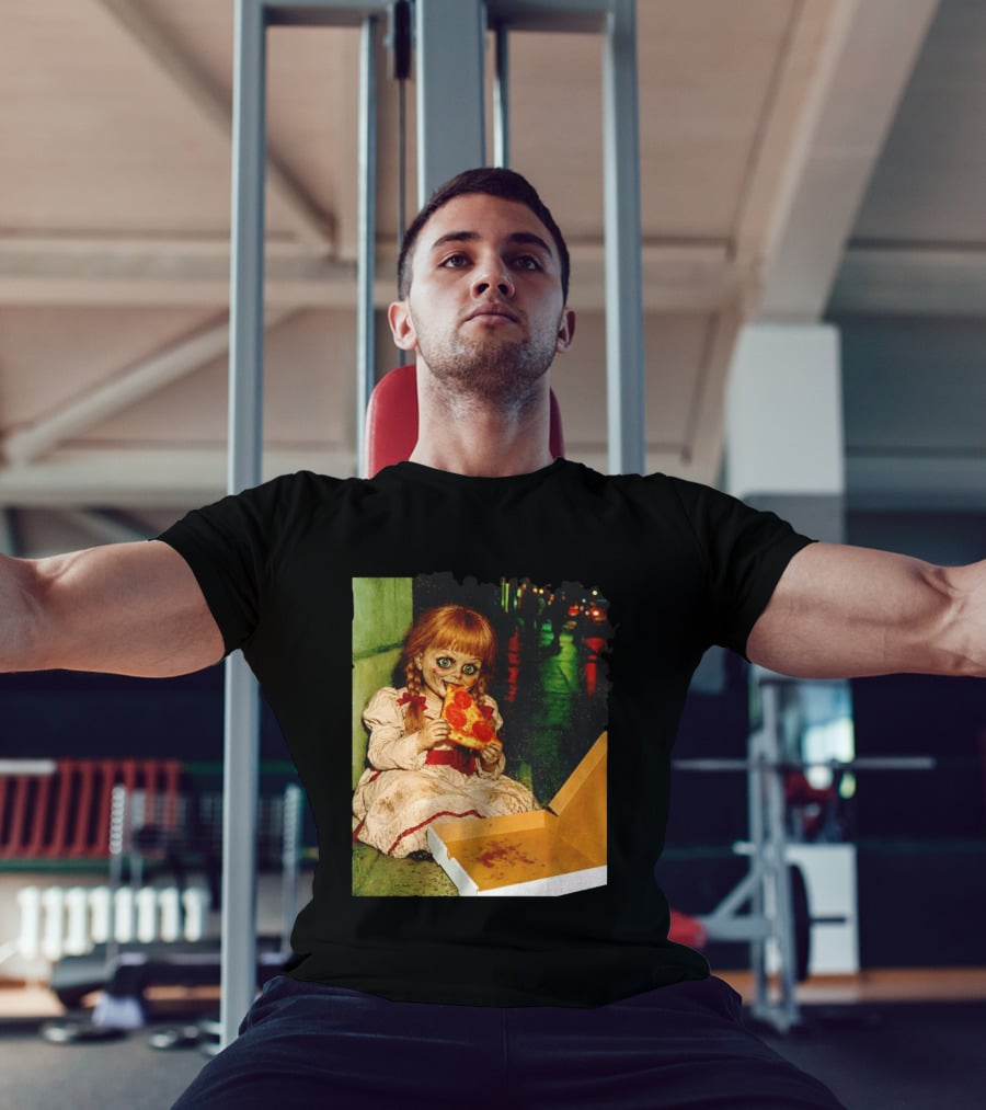 Annabelle Pizza Night Halloween T-Shirt
