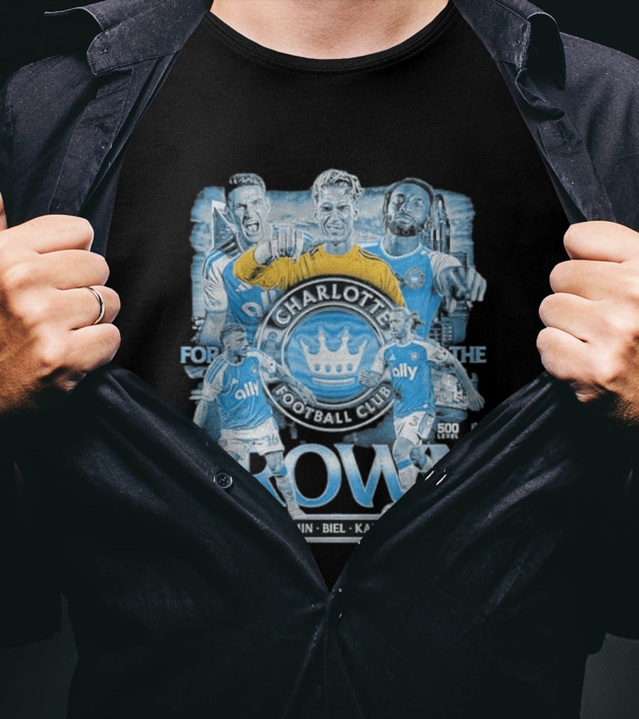 Charlotte FC 2026 Crown Ream Saint Maximin Biel Kahlina Westwood T-Shirt
