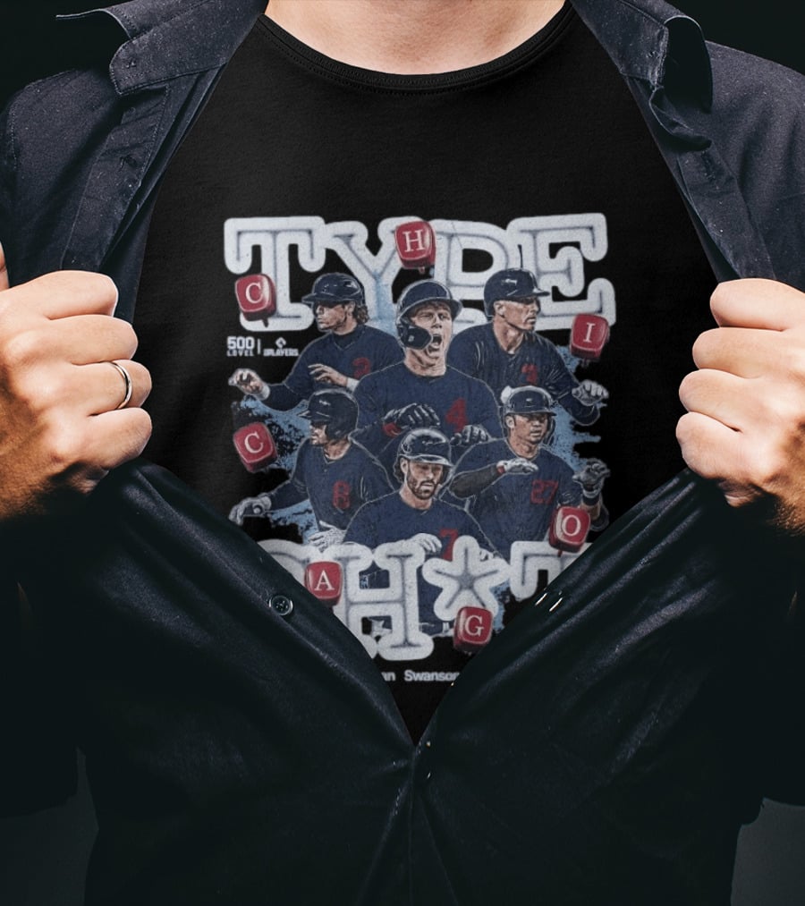 Chicago Cubs Type SH*T Crow Armstrong Bregman Swanson Hoerner Happ Suzuki T-Shirt