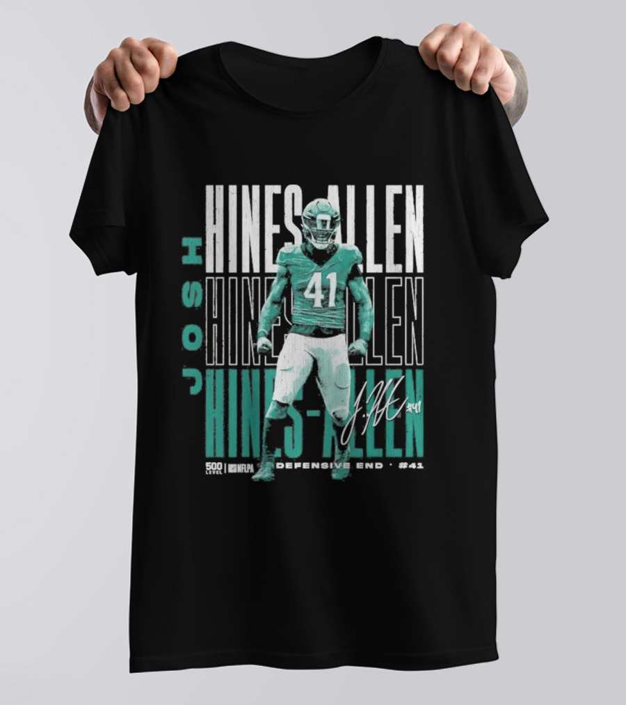 Josh Hines Allen 41 Jacksonville Football Repeat T-Shirt
