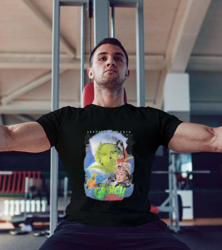 How The Grinch Stole Kirkmas Jeffrey Epstein T-Shirt