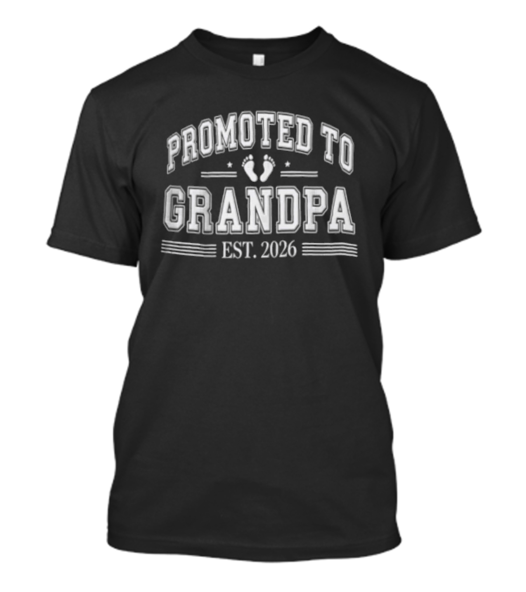 Promoted To Grandpa EST 2026 T-Shirt