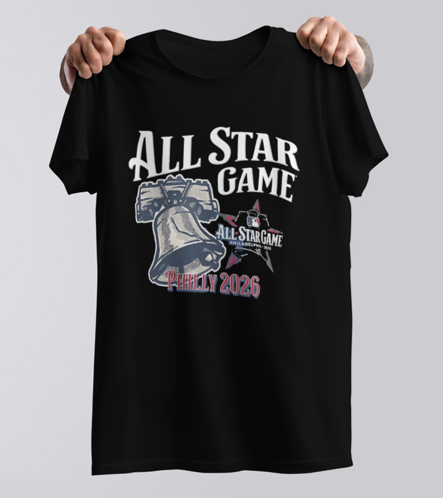 MLB Philadelphia Phillies All Star Game Liberty Bell Philly 2026 T-Shirt