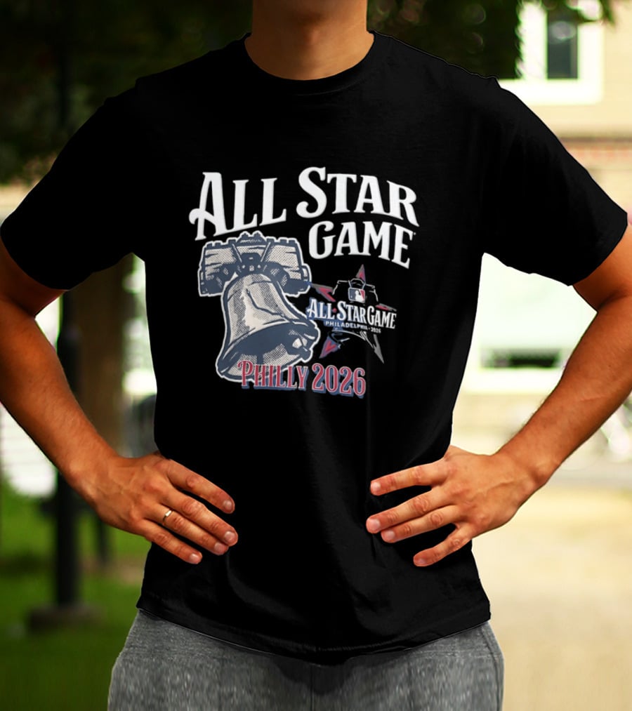 MLB Philadelphia Phillies All Star Game Liberty Bell Philly 2026 T-Shirt