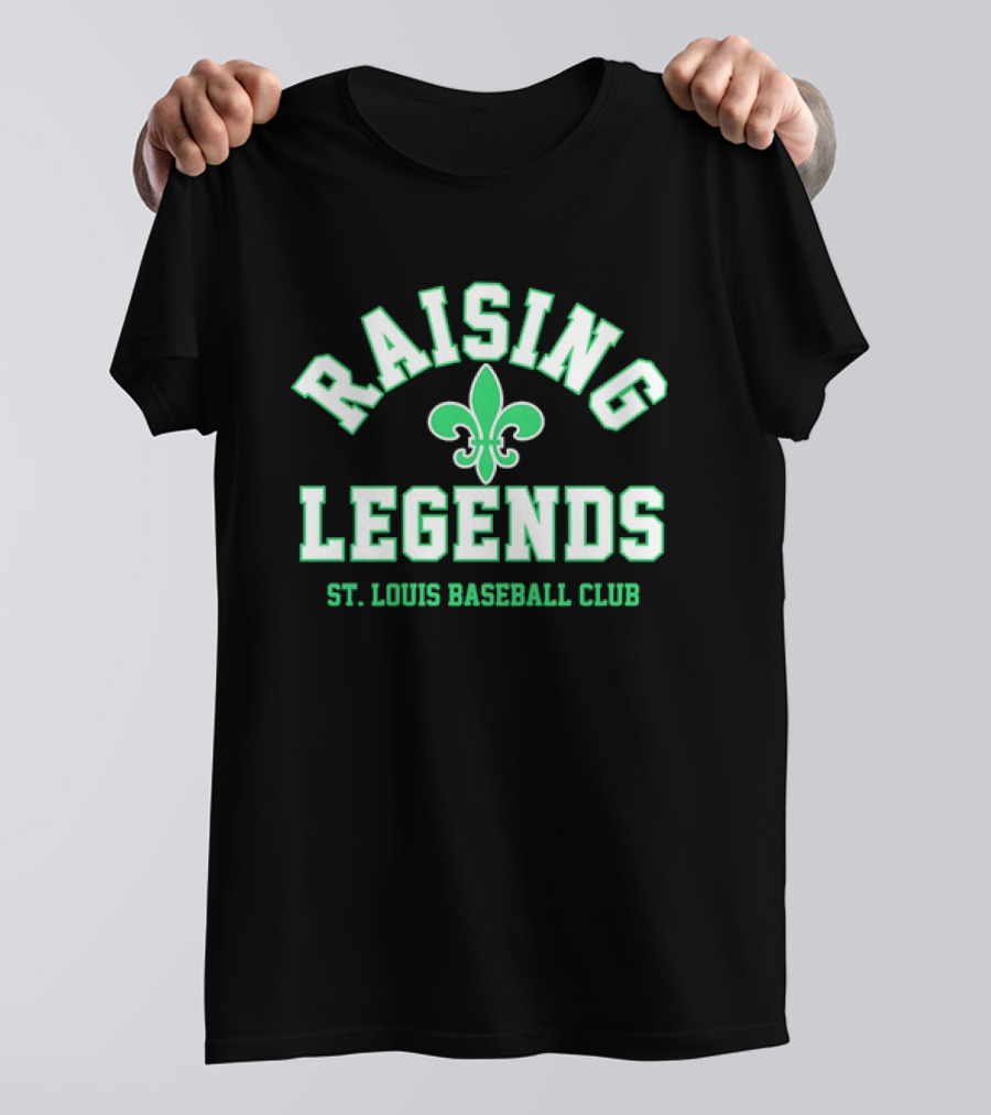 Raising Legends St. Louis Baseball Club Fleur De Lis T-Shirt