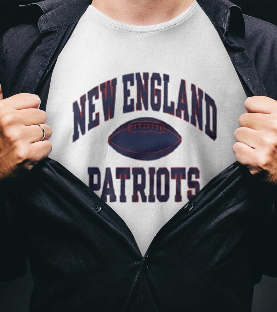 New England Patriots Gridiron Lightweight Football T-Shirt