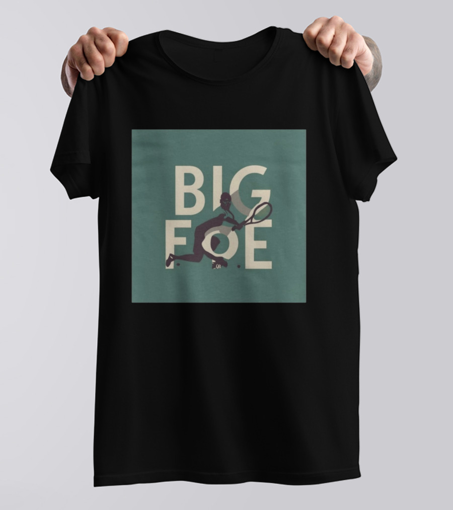 BIG FOE Frances Tiafoe Tennis Player Men's Cotton T-Shirt