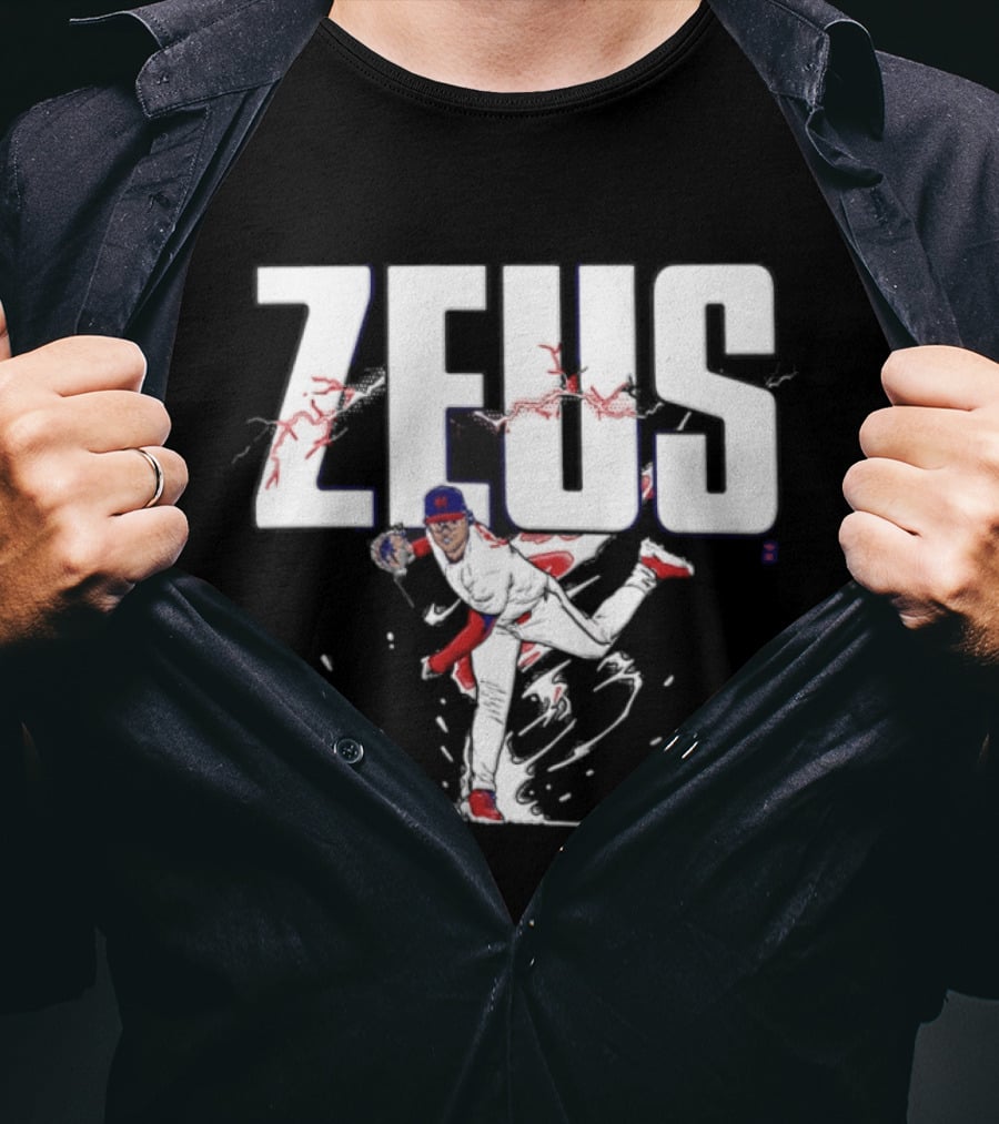 Zeus Jesus Luzardo Phillies Baseball Player Pitching T-Shirt