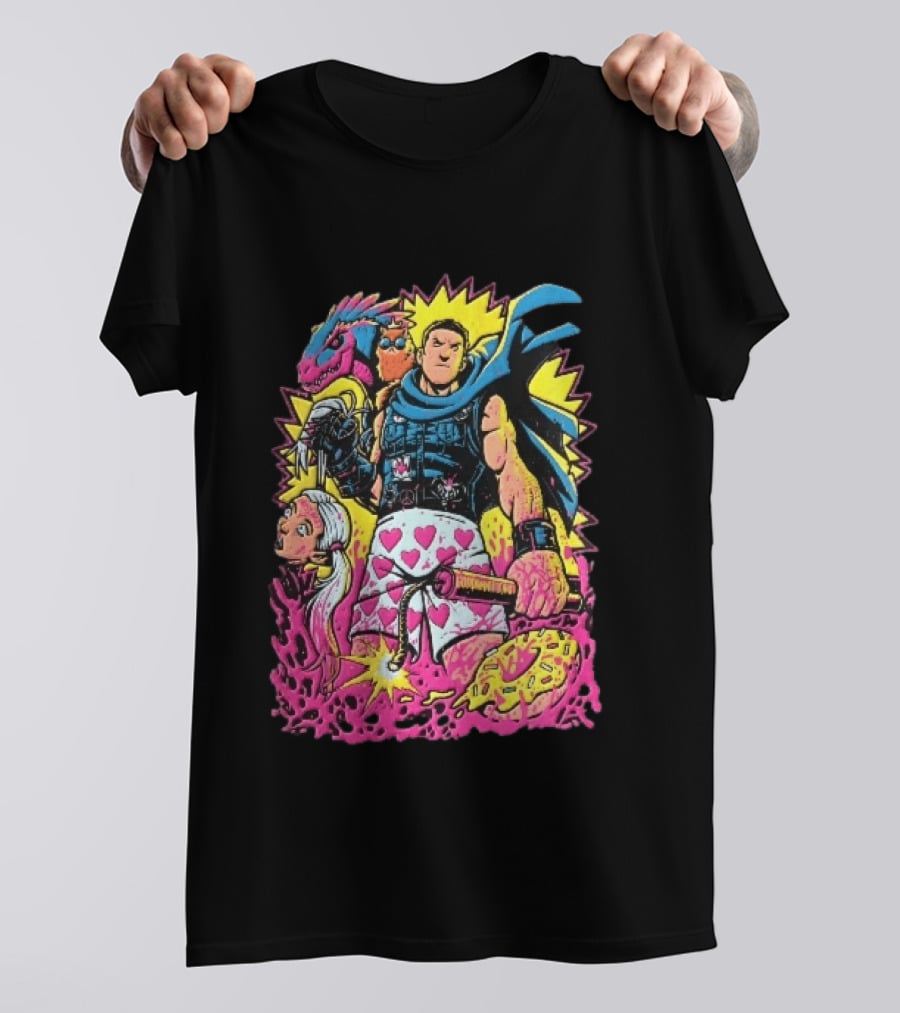 Goddamnit Donut Miss Me Matt Dinniman Neon Warrior Heart Boxers Dinosaur Cat T-Shirt