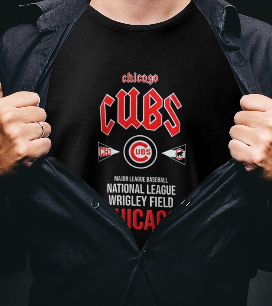 Chicago Cubs National League Wrigley Field Major League Baseball Chicago T-Shirt