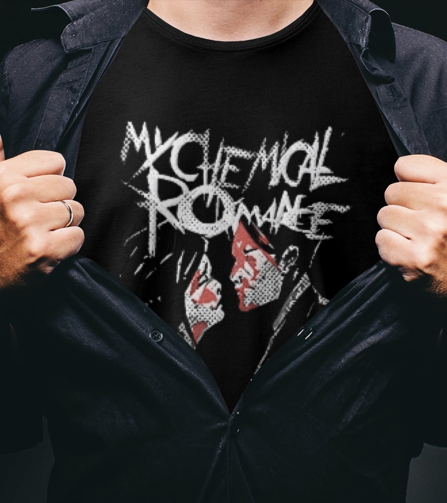 My Chemical Romance Bloody Romance Halftone T-Shirt