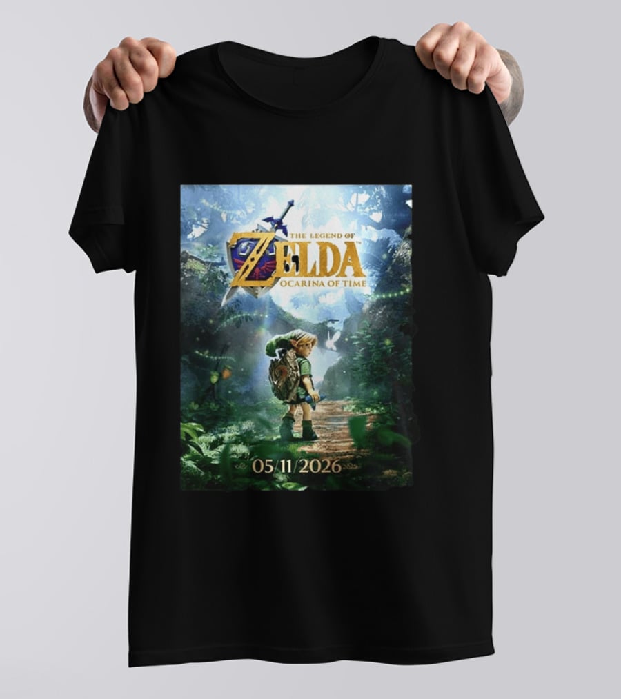 The Legend Of Zelda Ocarina Of Time 05/11/2026 Nitendo Switch 2 Release T-Shirt