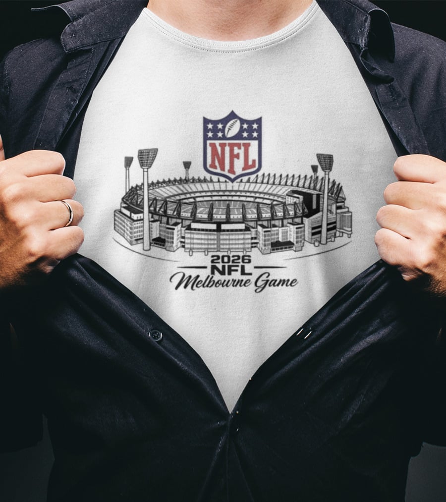 Melbourne Stadium NFL Game 2026 T-Shirt