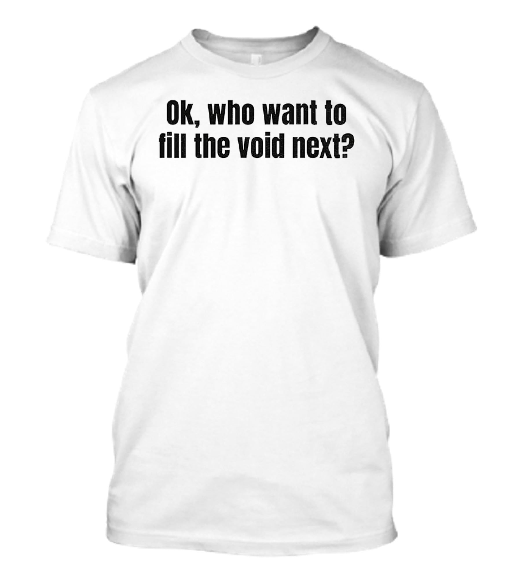 Ok Who Want To Fill The Void Next T-Shirt