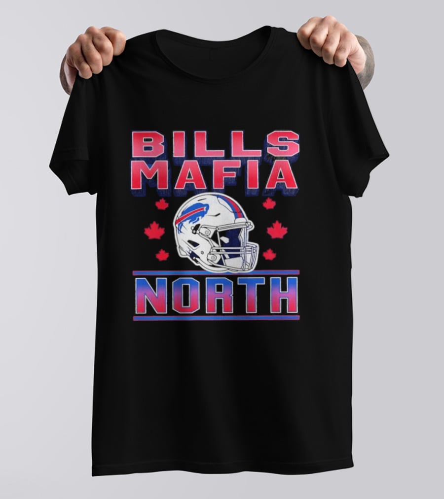 Bills Mafia North Helmet Canadian Fall Maple Leafs T-Shirt