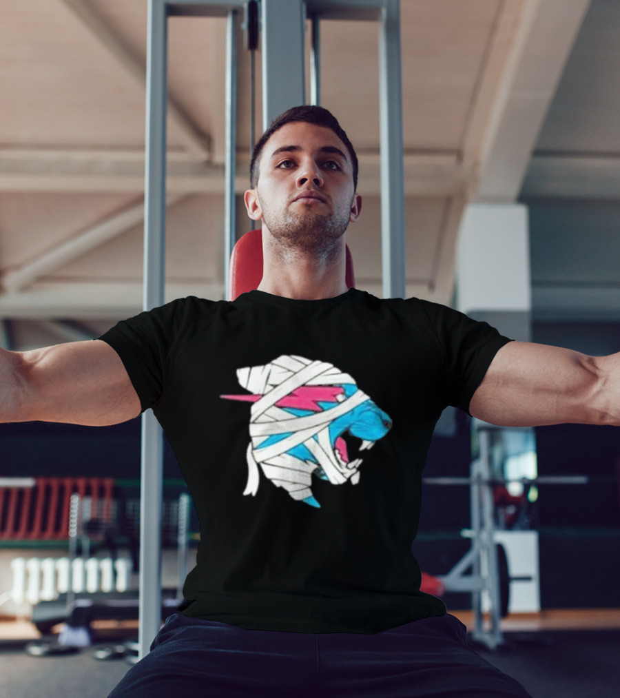 Mrbeast Mummy Panther Wrapped Beast Head T-Shirt
