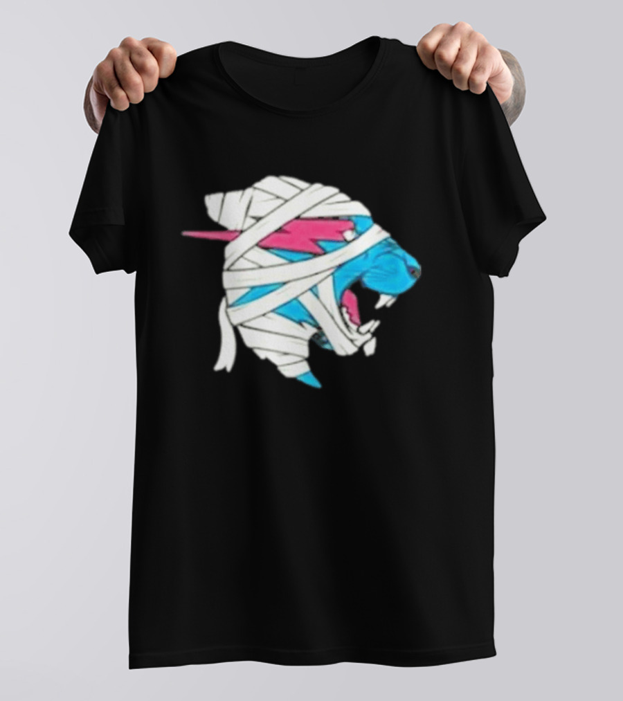 Mrbeast Mummy Panther Wrapped Beast Head T-Shirt