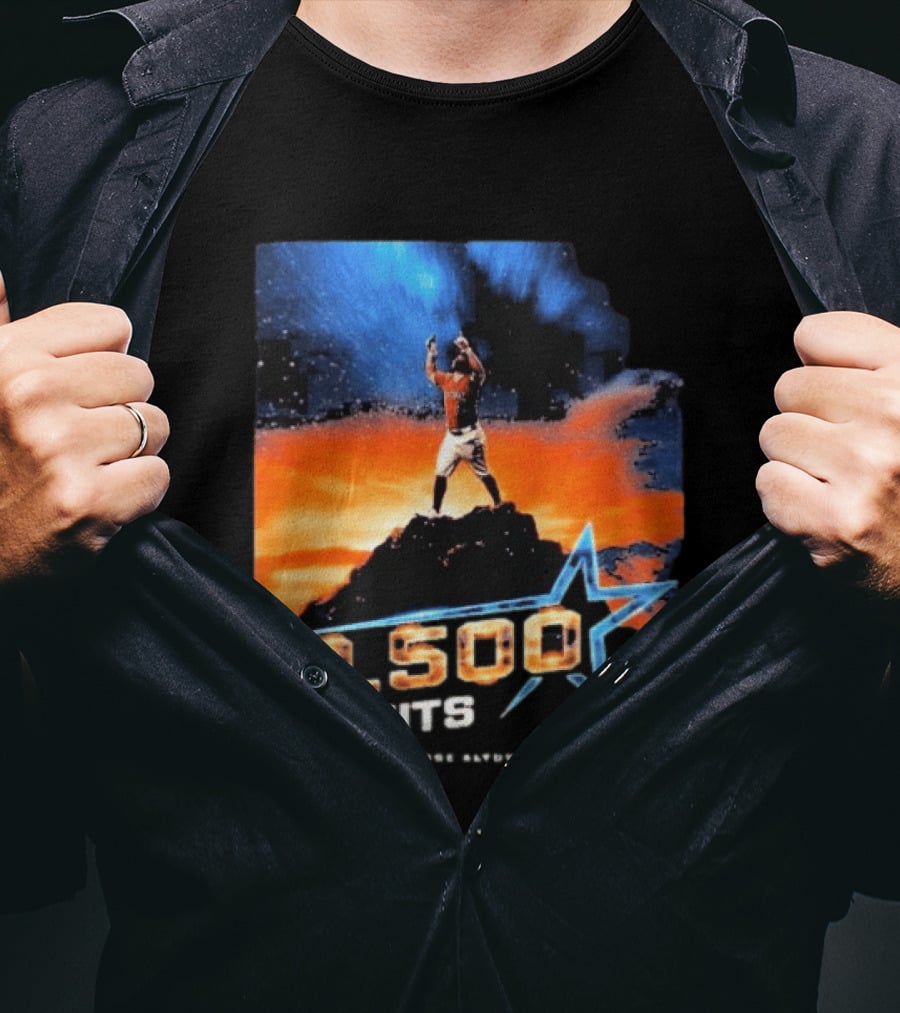 Jose Altuve 2500 Hits Milestone Houston Astros MLB T-Shirt