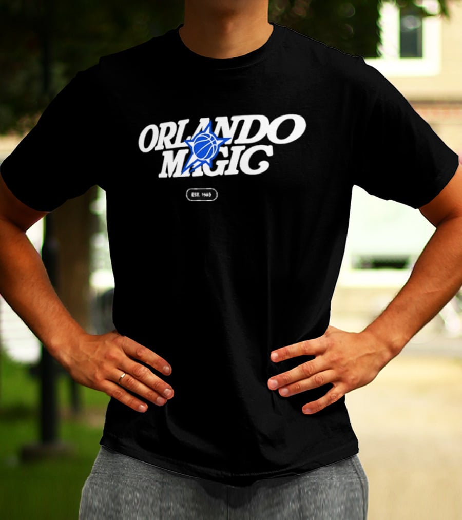 Orlando Magic Est 1989 Star Basketball T-Shirt
