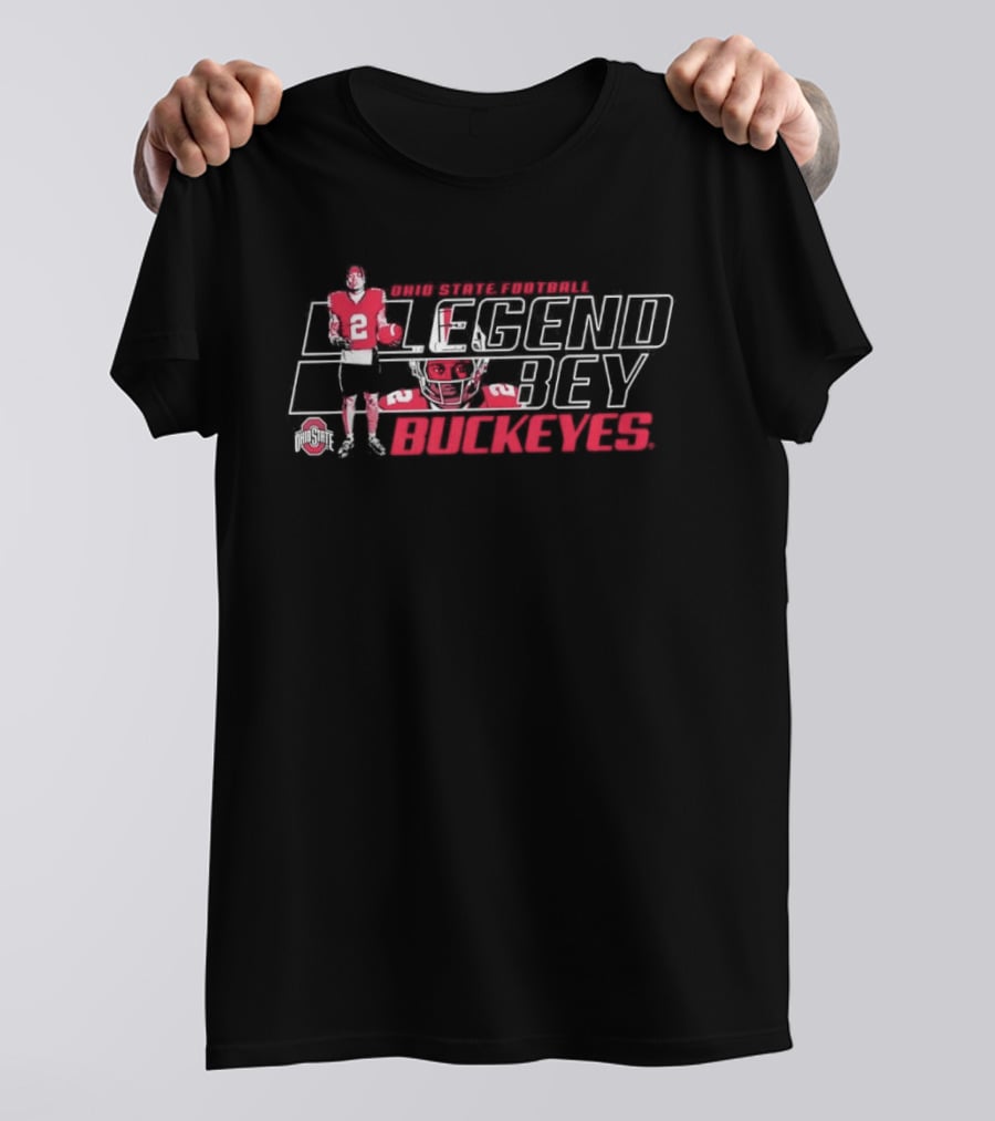Ohio State Buckeyes Legend Bey No 2 Football Cowboys 2021 T-Shirt