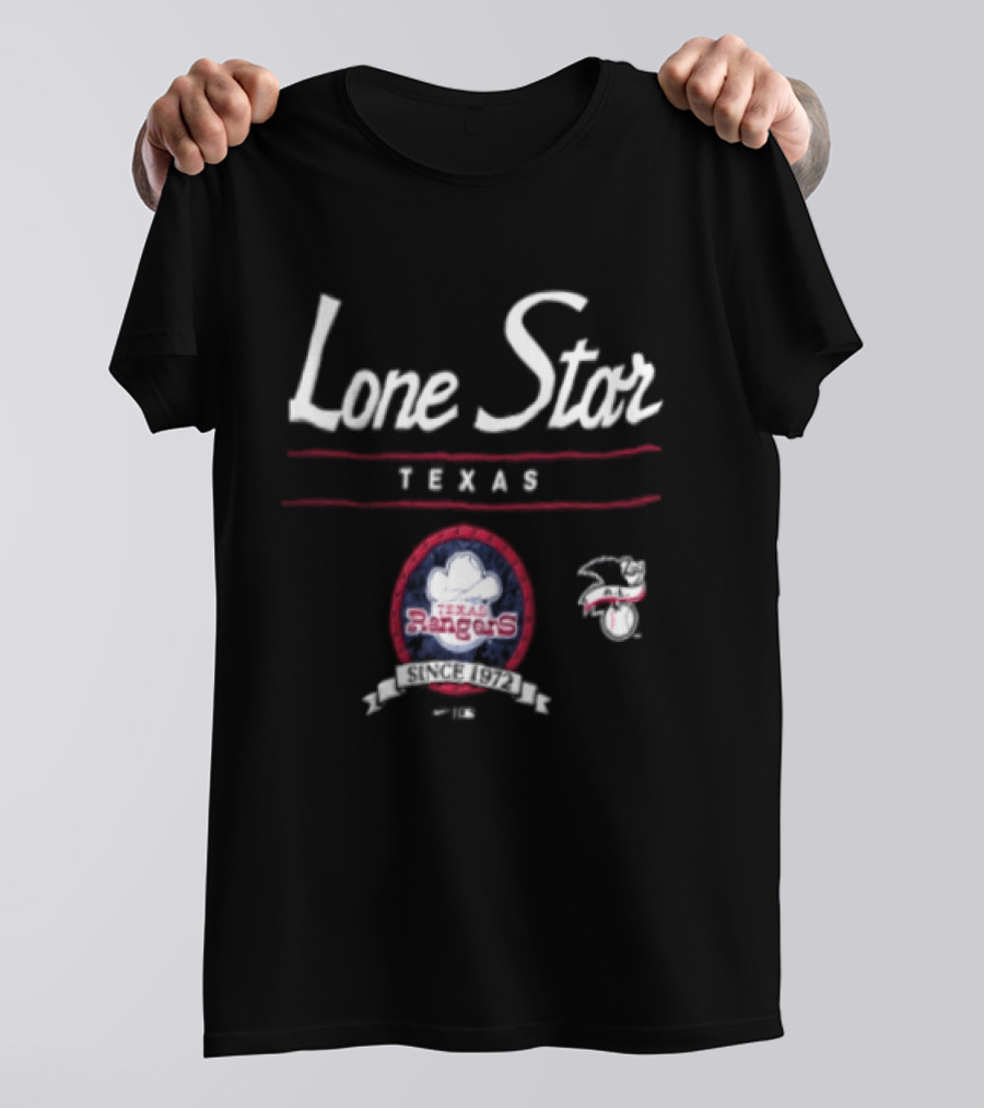 Texas Lone Star Texas Rangers Since 1972 AL MLB T-Shirt