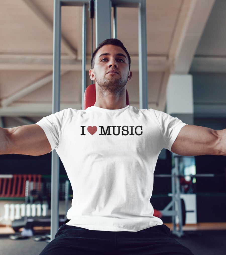 Charli XCX Store I Love Music Heart Design Merchandise T-Shirt