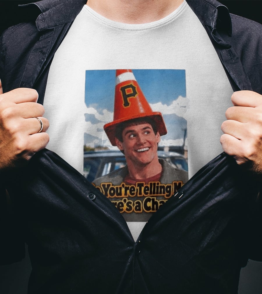 Jim Carrey Cone Hat P So You're Telling Me There's A Chance T-Shirt