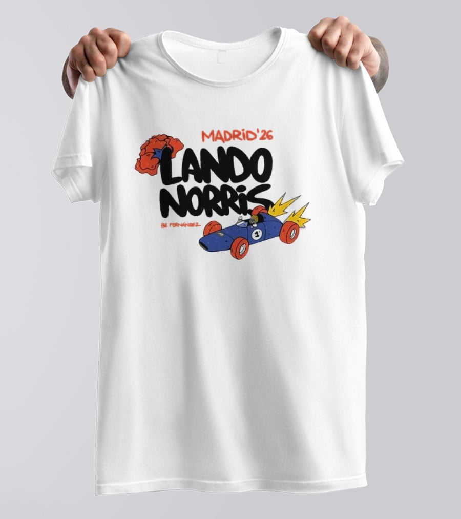 Maddio's Lando Norris Racing Car T-Shirt