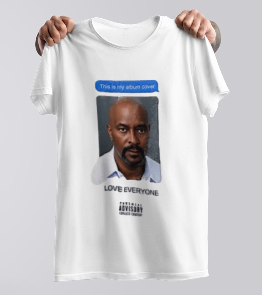 This Is My Album Cover Love Everyone Parental Advisory Explicit Content T-Shirt