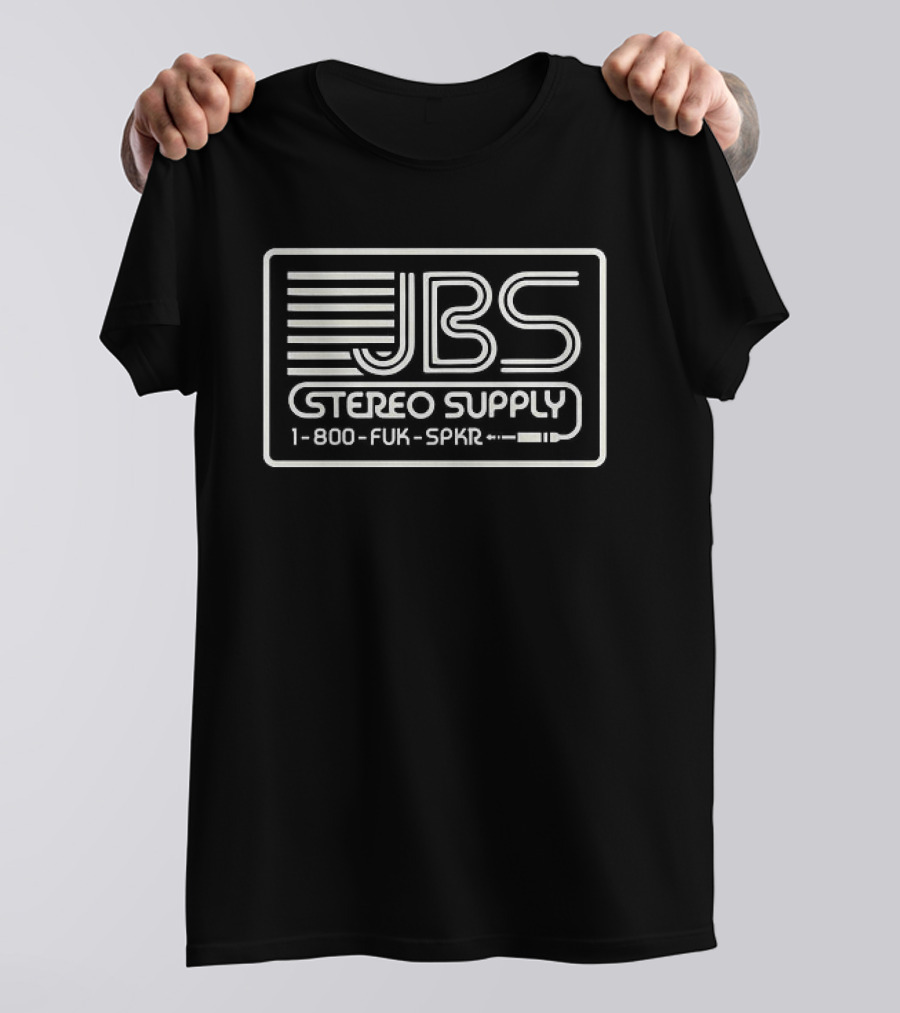 JBS Stereo Supply Johnny Blue Skies 1 800 FUN SHOP T-Shirt