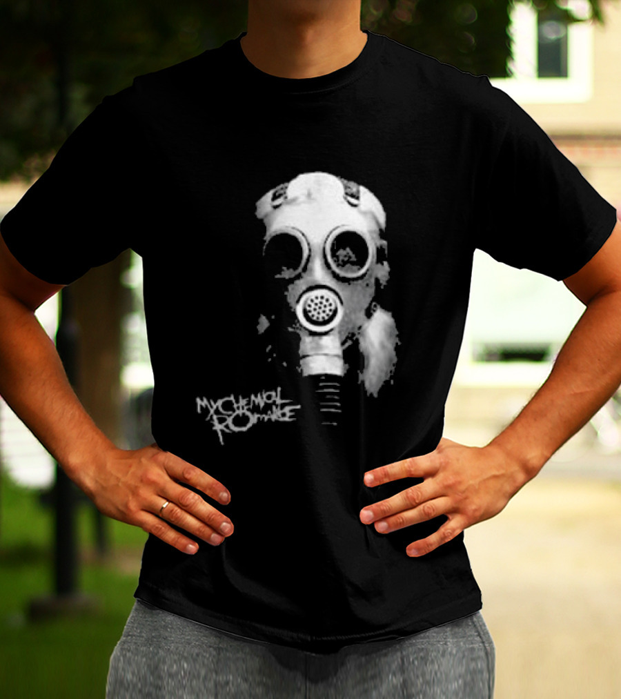 My Chemical Romance Gas Mask Mother War We're Damned Afterall T-Shirt