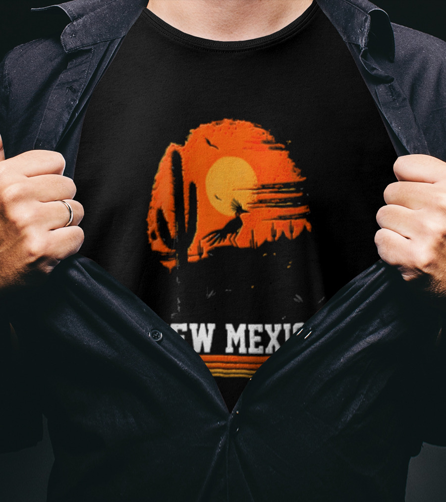 New Mexico Cactus Desert Vibes Est. 1912 Sun T-Shirt