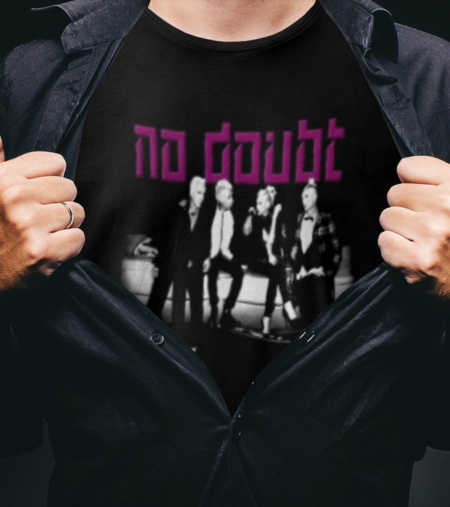 No Doubt Band Vintage Photo Pink T-Shirt
