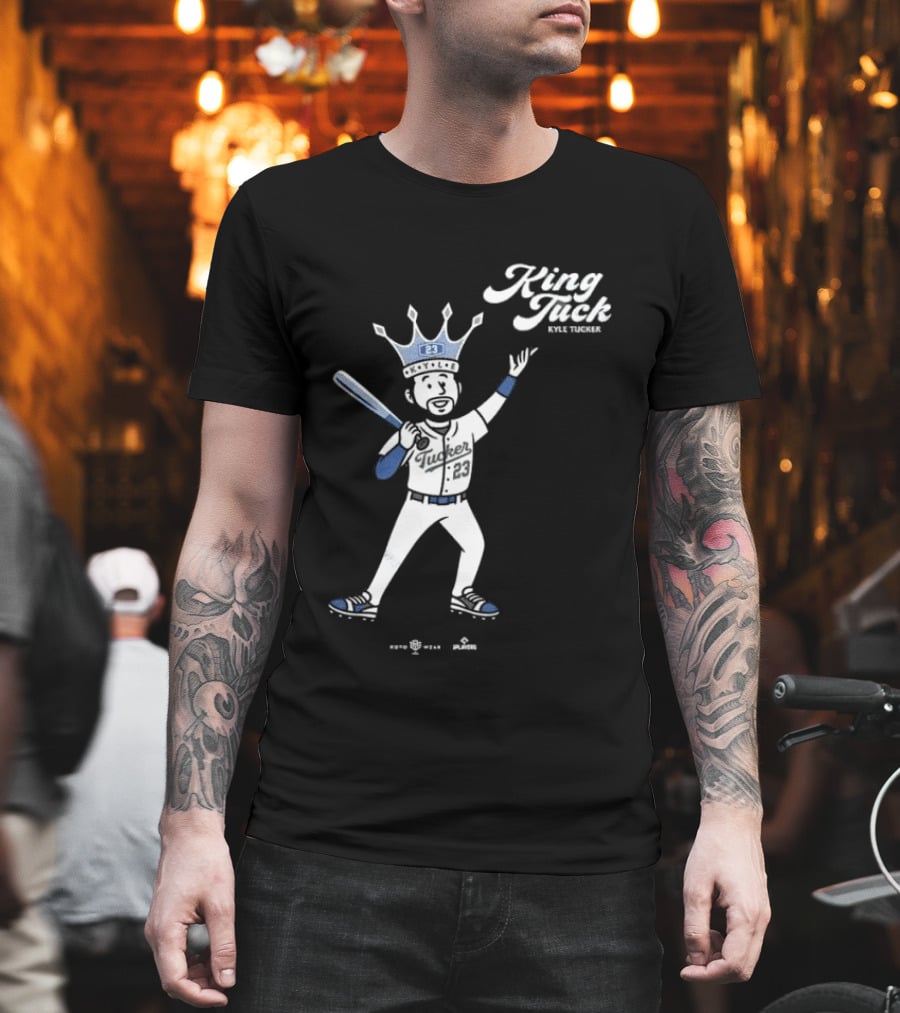 King Tuck Kyle Tucker Baseball 23 Crown Blue T-Shirt