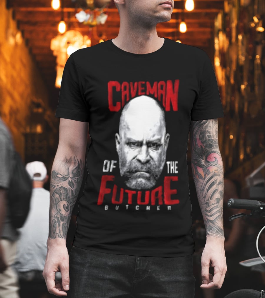 Caveman Of The Future Butcher Iconic Face T-Shirt