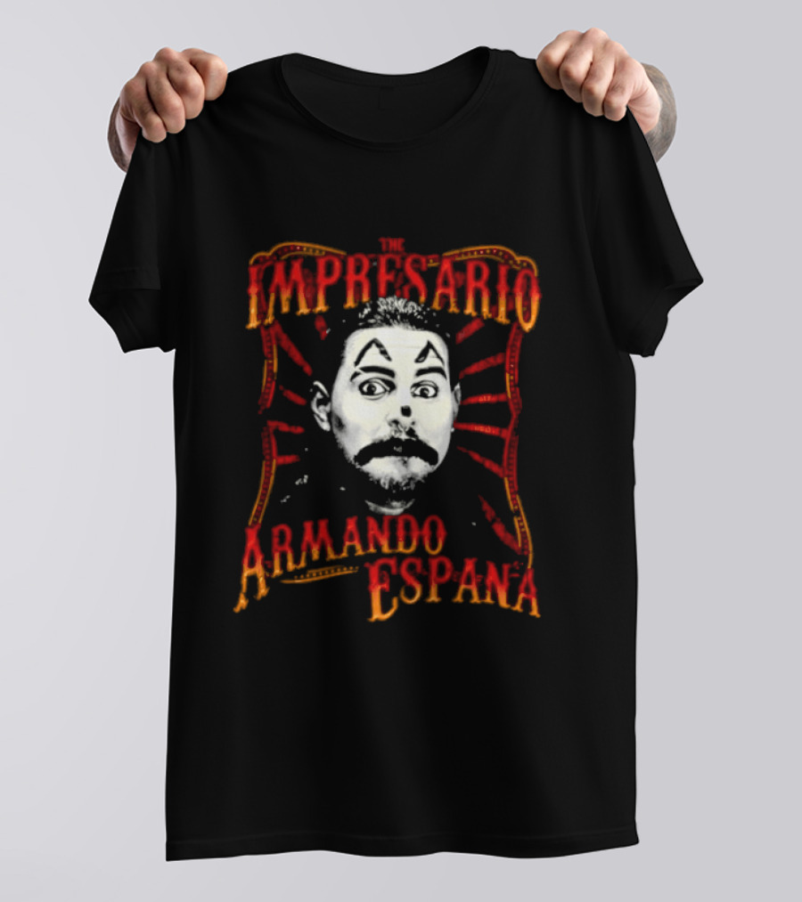 Impresario Armando Espana Clown Face T-Shirt