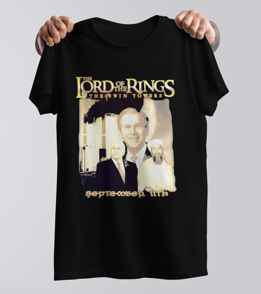 The Lord Of The Rings The Twin Towers September 11th T-Shirt