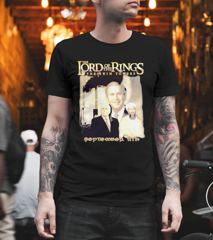The Lord Of The Rings The Twin Towers September 11th T-Shirt
