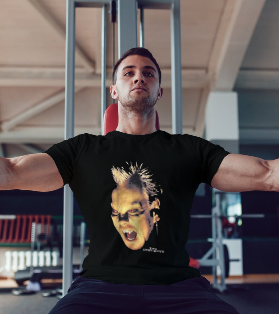 The Lost Boys David Vampire Face Silver Bullet Earring T-Shirt