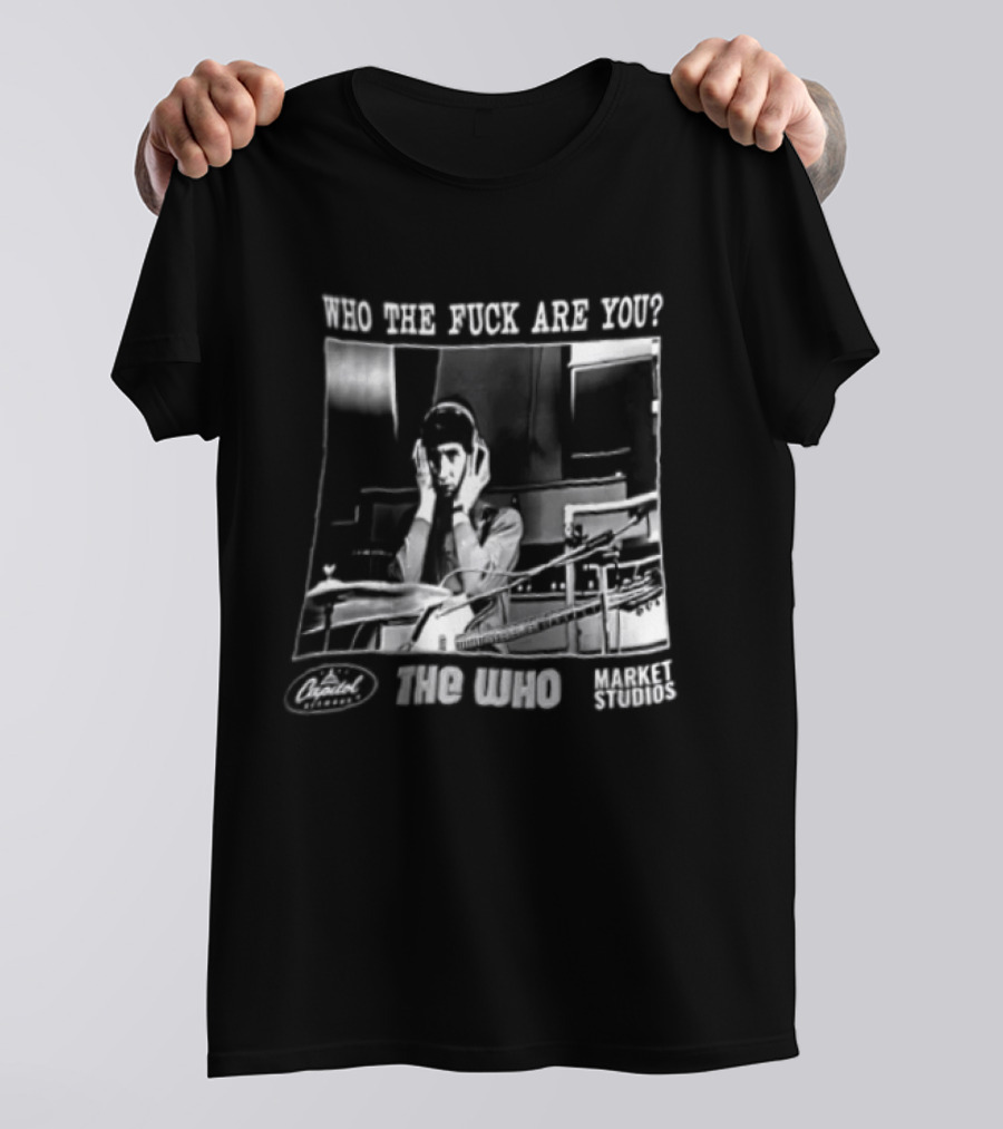 The Who X Market D2C Who The Fuck Are You Photo Album Cover T-Shirt
