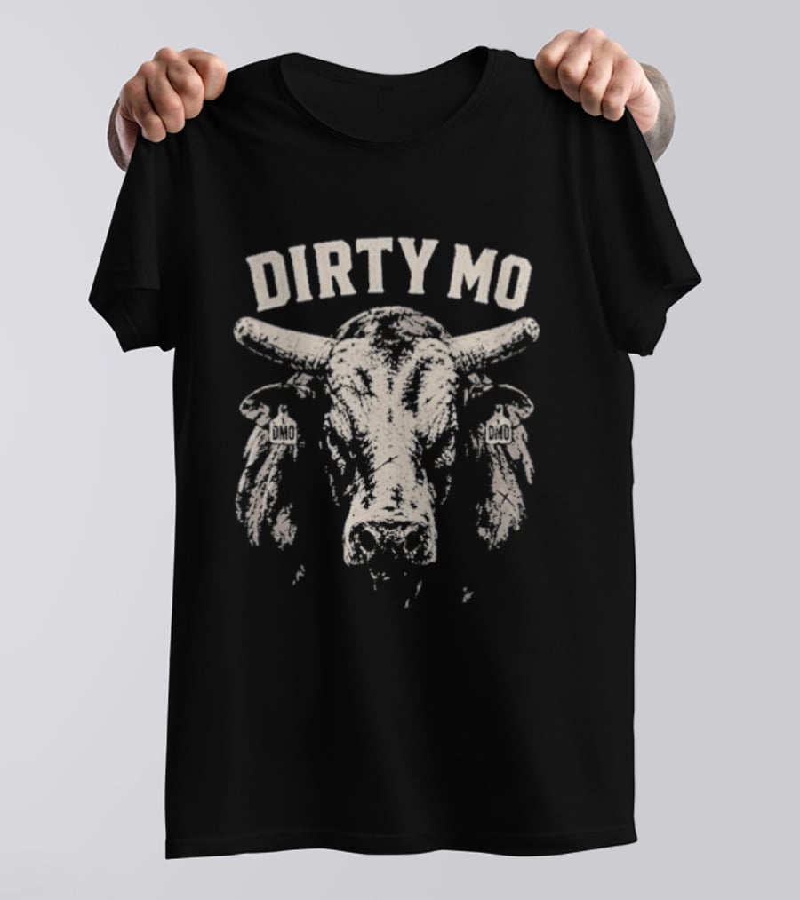 DIRTY MO Rodeo Bull Head T-Shirt
