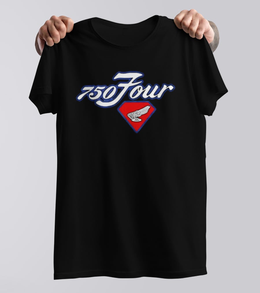 750 Four Honda Classic Red T-Shirt