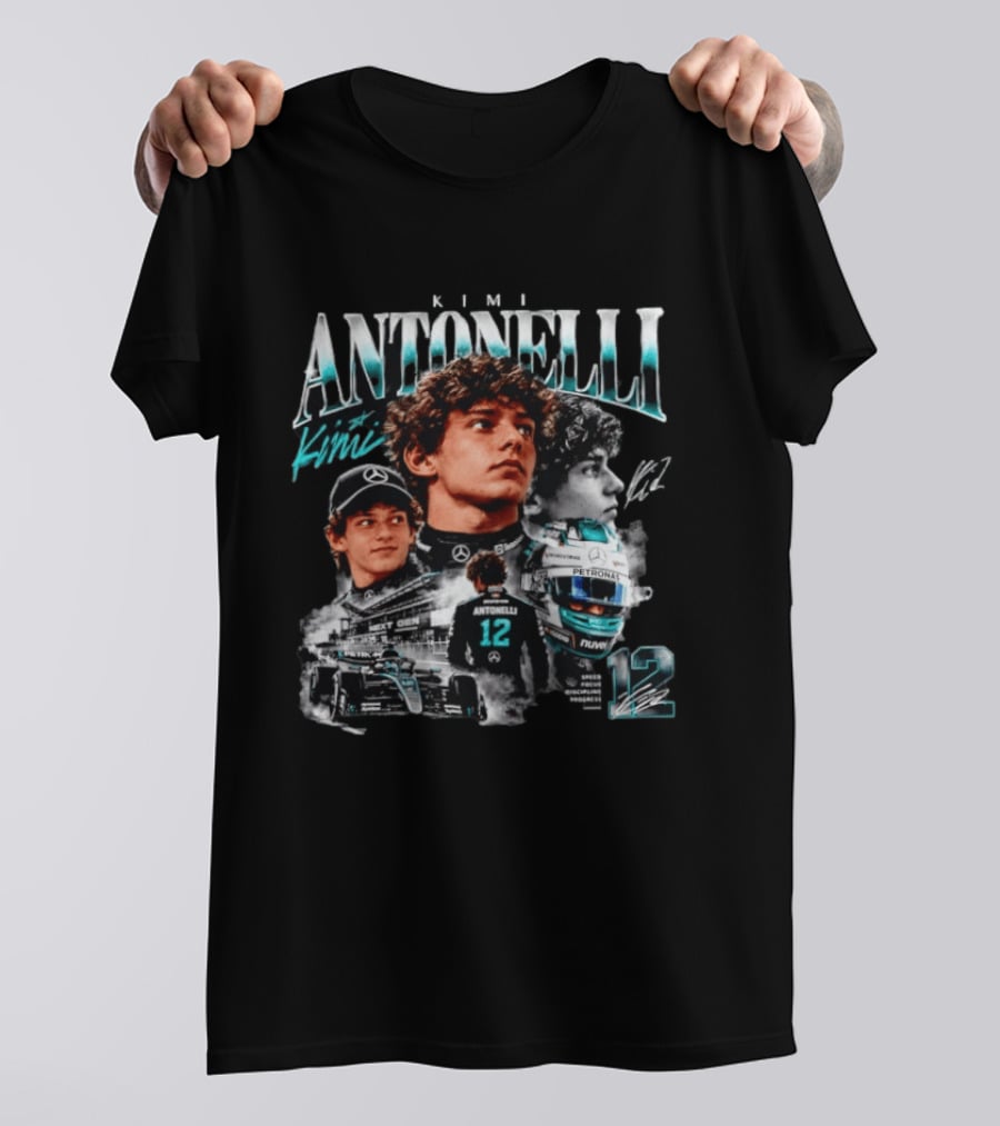 Kimi Antonelli F1 Petronas Mercedes Next Gen Racing Speed Discipline 2026 12 T-Shirt
