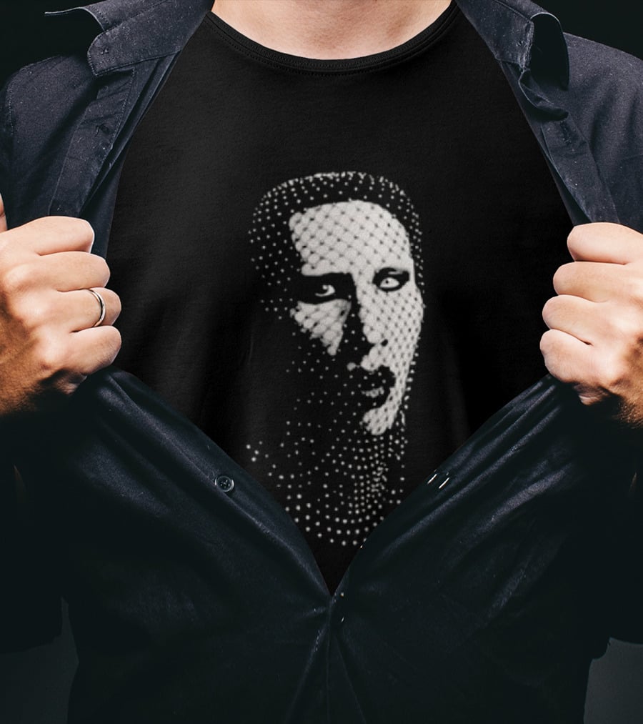 Marilyn Manson Freaks On Tour 2026 Rob Zombie Mesh Of Darkness Tour T-Shirt