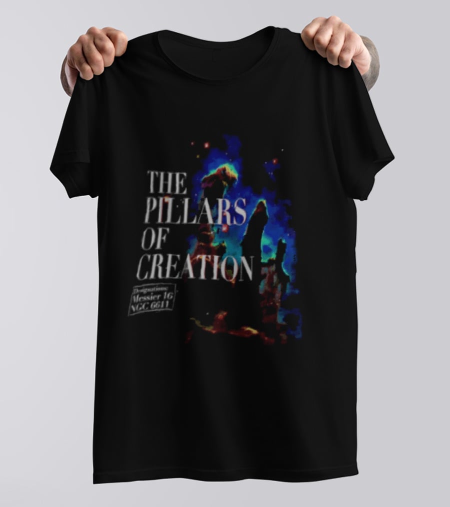 The Pillars Of Creation Messier 16 NGC 6611 Space T-Shirt