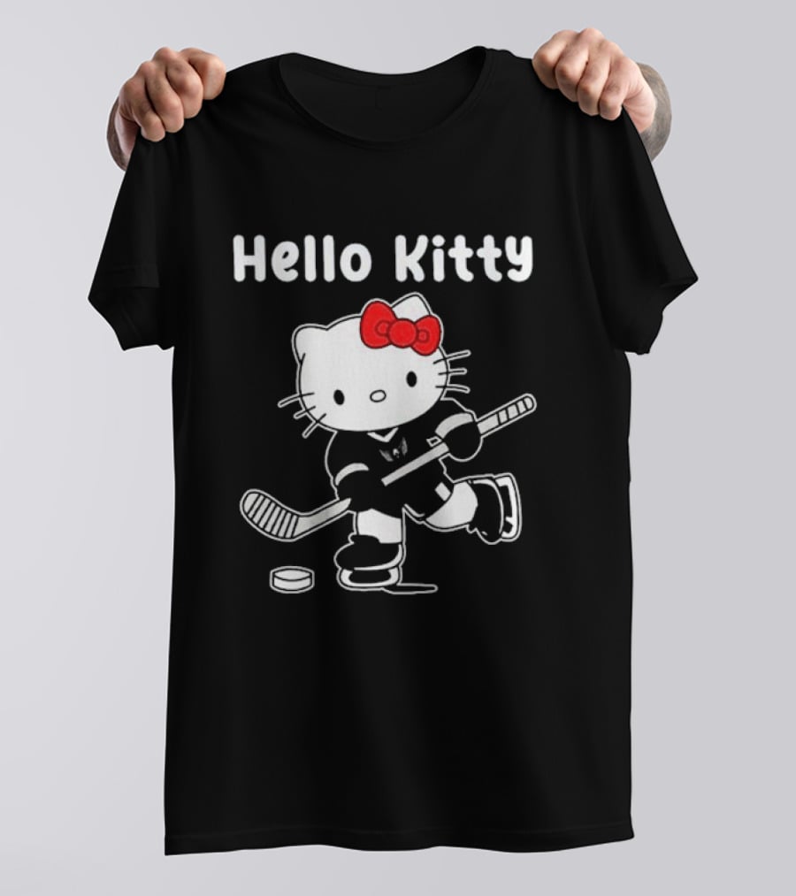 Hello Kitty Washington Capitals Hockey Team Collaboration T-Shirt